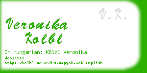 veronika kolbl business card